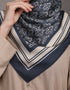 CARYS SQUARE SCARF (ANCHOR GREY)